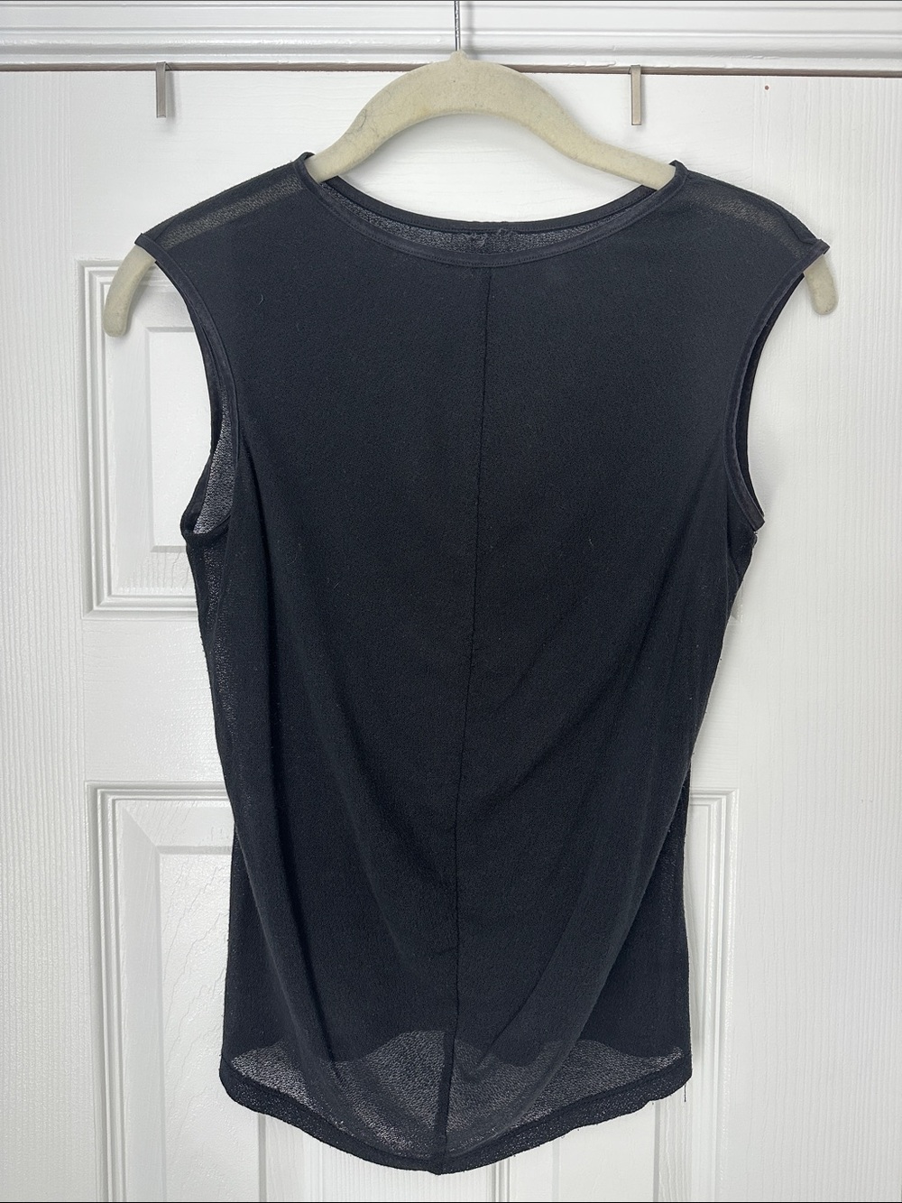 Sheer Black Tank